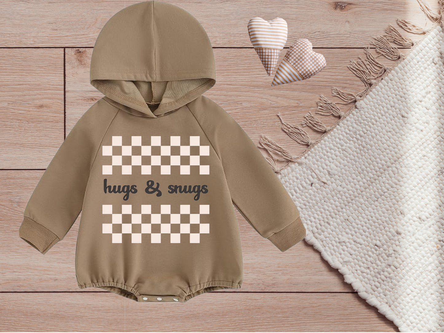 Hugs & Snugs | Hoodie Bodysuit